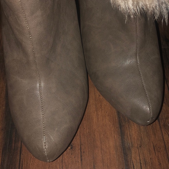 Stylish fall/winter ankle boots with faux fur - Picture 7 of 9